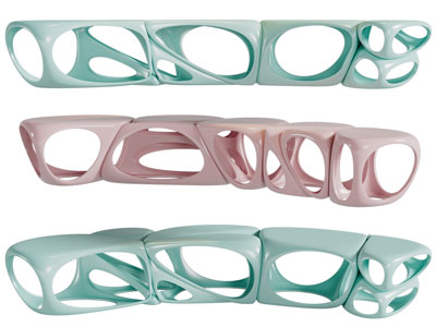 现代镂空创意长凳子