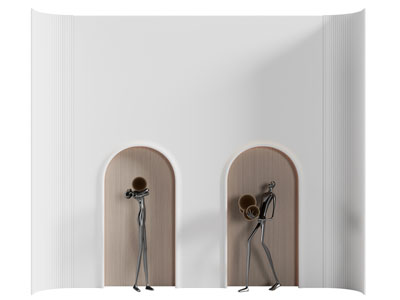 现代背景墙3d模型 现代背景墙