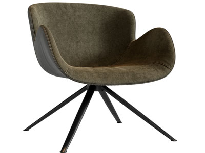 现代布艺休闲椅子