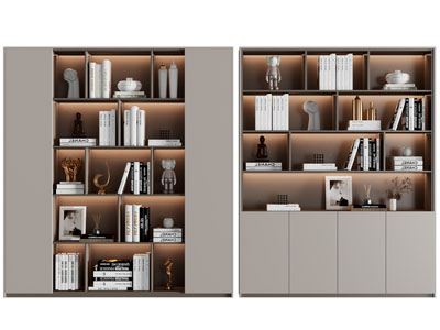 现代书柜