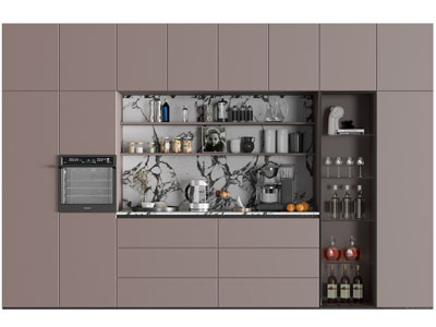 现代酒柜3d模型 现代酒柜