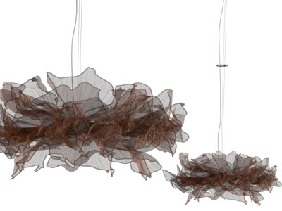 现代花朵造型的吊灯