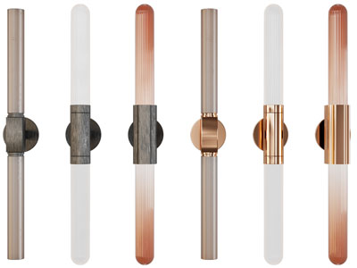 现代管状灯罩壁灯