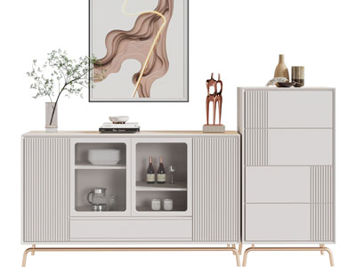 现代轻奢餐边柜