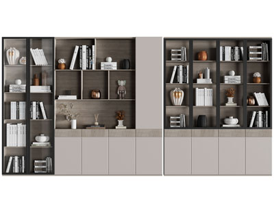 现代书柜