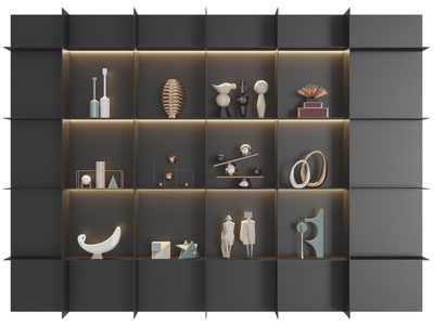 现代摆件装饰柜