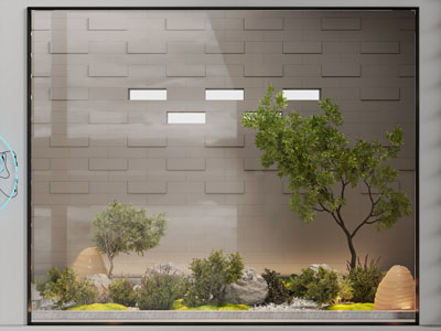 现代室内景观园艺小品