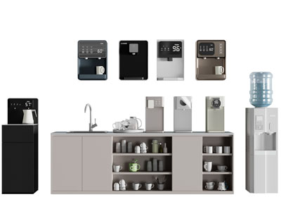 现代餐边柜、直饮机、饮水机