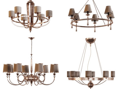 现代轻奢金属吊灯