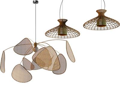 东南亚藤编吊灯