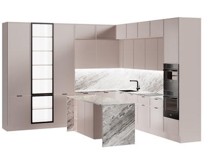 现代整体橱柜、岛台