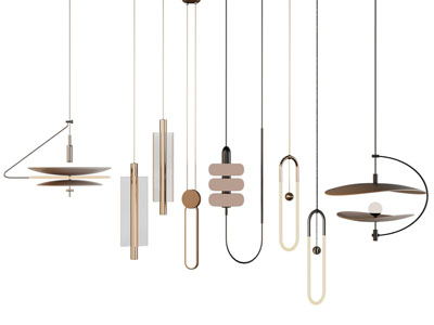 现代小吊灯组合