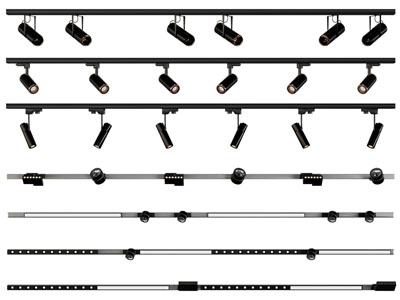 现代轨道磁吸灯