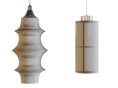 新中式布艺灯罩吊灯