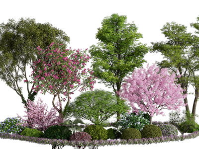 现代户外公园花草景观园艺小品