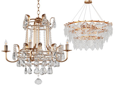 欧式水晶吊坠吊灯