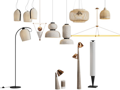 侘寂风台灯、落地灯、吊灯