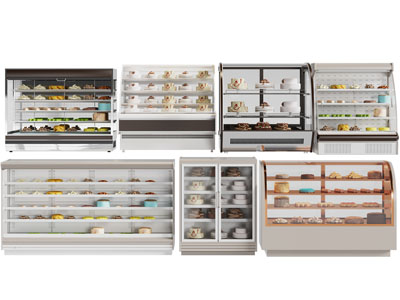 现代糕点、甜品保鲜柜、展柜