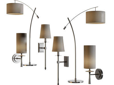 现代落地灯、壁灯