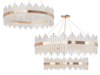 现代圆形水晶吊灯