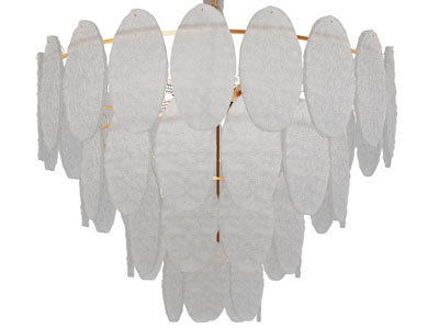 现代磨砂玻璃吊灯