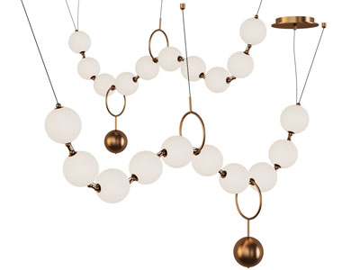 现代串珠项链吊灯