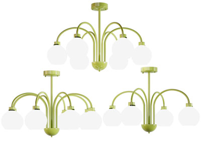 现代多头吊灯