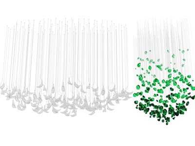 现代大垂线吊灯