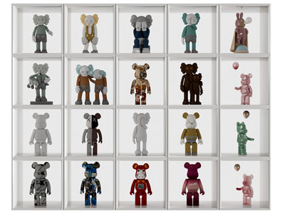 现代kwas公仔装饰柜