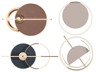 现代轻奢墙饰挂件