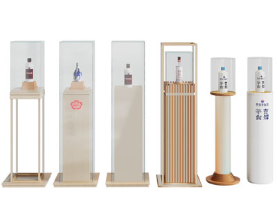 现代中国白酒陈列展柜