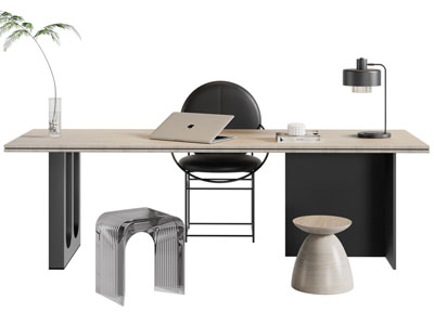 现代书桌椅组合