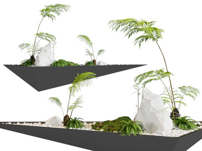 新中式假山石头景观园艺小品