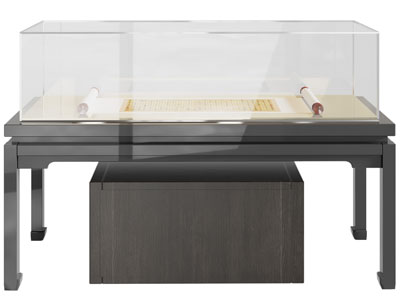 新中式书法字画展柜