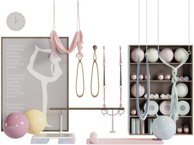 现代瑜伽健身设备