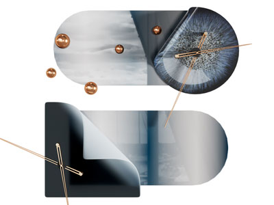 现代钟表墙饰挂件