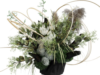 现代花束花朵摆件组合