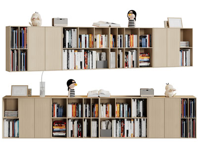现代书柜