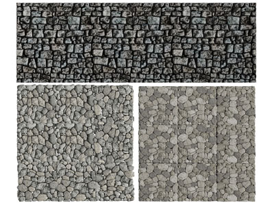 现代毛石文化石背景墙3d模型 现代毛石文化石背景墙