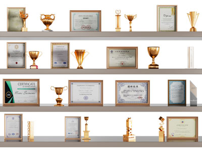 现代奖杯奖牌3d模型 现代奖杯奖牌