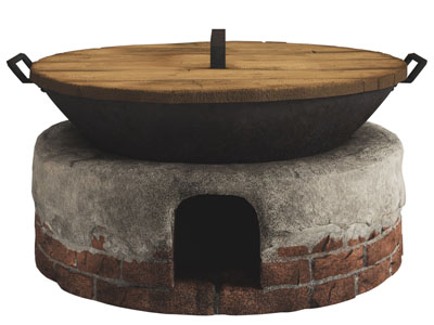 现代地锅、铁锅野营锅