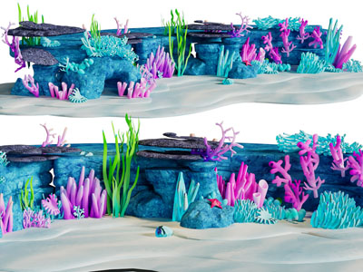 现代海底世界美陈