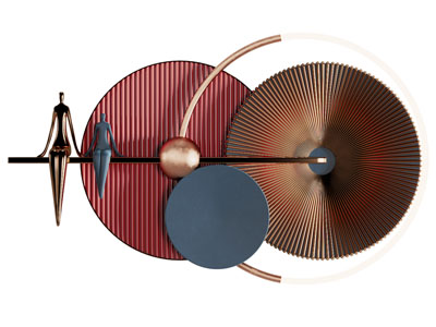 现代轻奢墙饰挂件