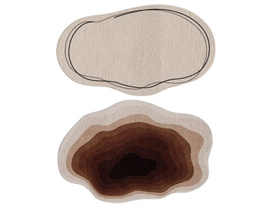 现代不规则地毯3d模型 现代不规则地毯