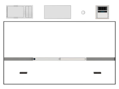 现代卫浴间天花吊顶