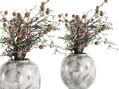 新中式陶瓷花瓶花卉