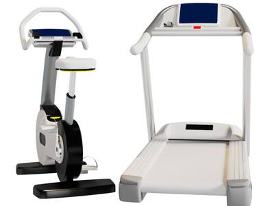 现代椭圆机、跑步机健身器材
