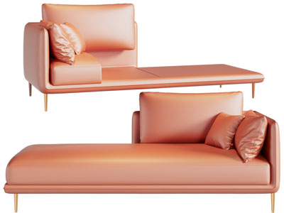 现代轻奢贵妃椅、美人榻