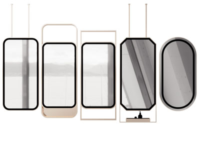 现代装饰镜子、墙饰挂件