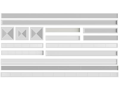 现代空调出风口、排风扇